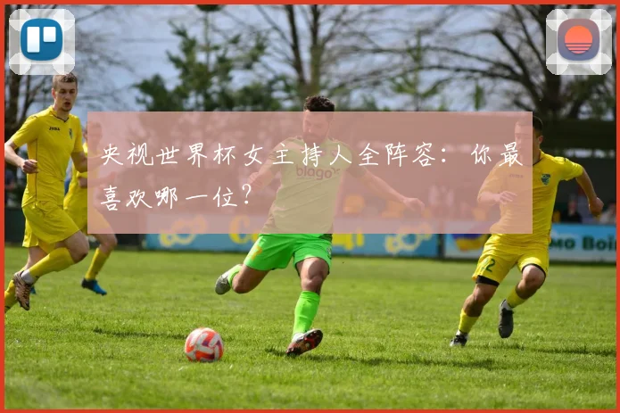 央视世界杯女主持人全阵容：你最喜欢哪一位？
